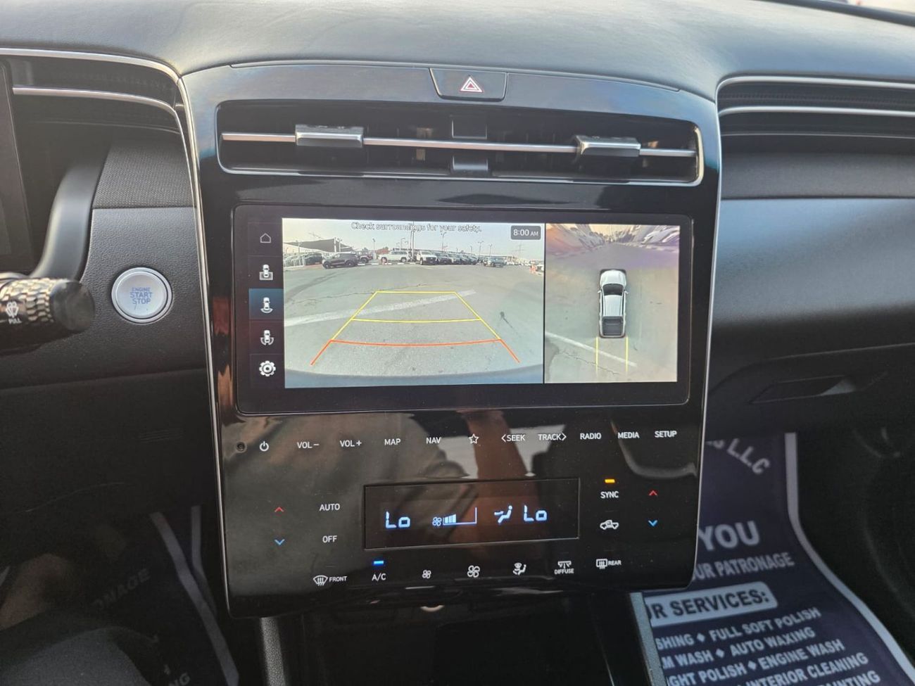 Hyundai Santa Cruz 2.5 Turbo engine 4x4 , sunroof , 360 cameraa and original leather seats