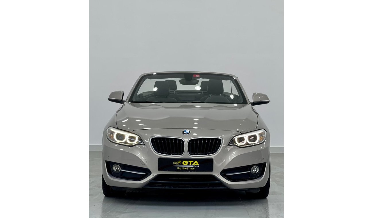 بي أم دبليو 220 2017 BMW 220i Sport Convertible, Full BMW Service History, Warranty, Low Kms, GCC