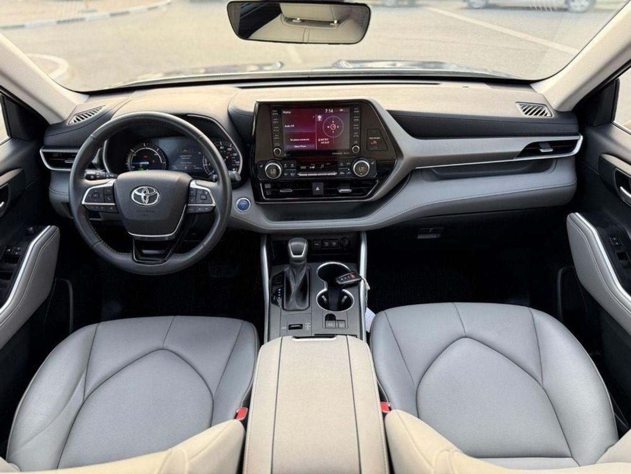 تويوتا هايلاندر Hybrid XLE leather, sunroof