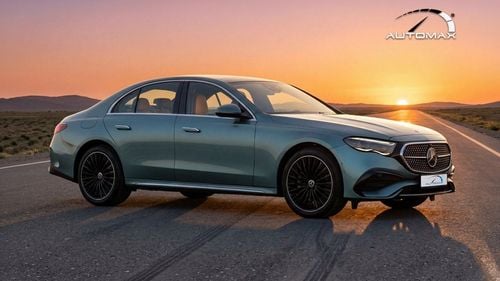 Mercedes Benz E300 AMG EQ Boost 2.0T RWD GCC 2026 With 2 Years Unlimited Mileage Warranty At Official Dealer