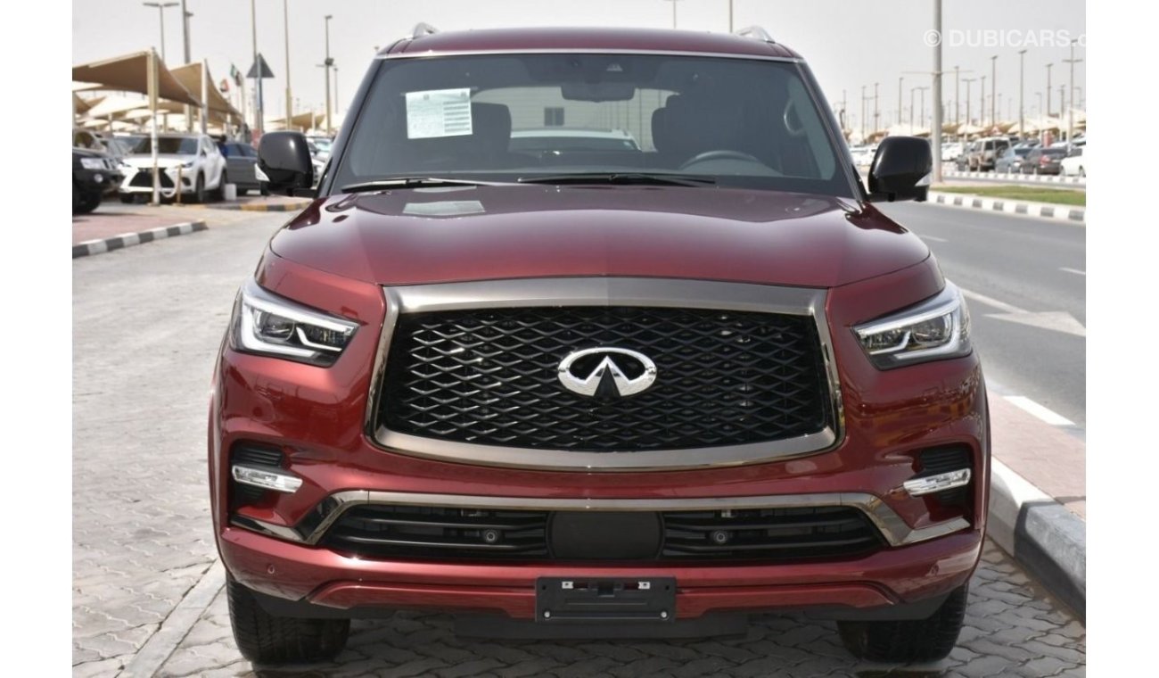 إنفينيتي QX80 Captain SEATS 7 QX-80 BLACK EDITION WITH PRE-SENSORY PACKAGE  /BRAND NEW / WITH WARRANTY