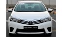 Toyota Corolla Toyota Corolla 2016 GCC SE 1.6 in excellent condition without accidents, very clean from inside and 