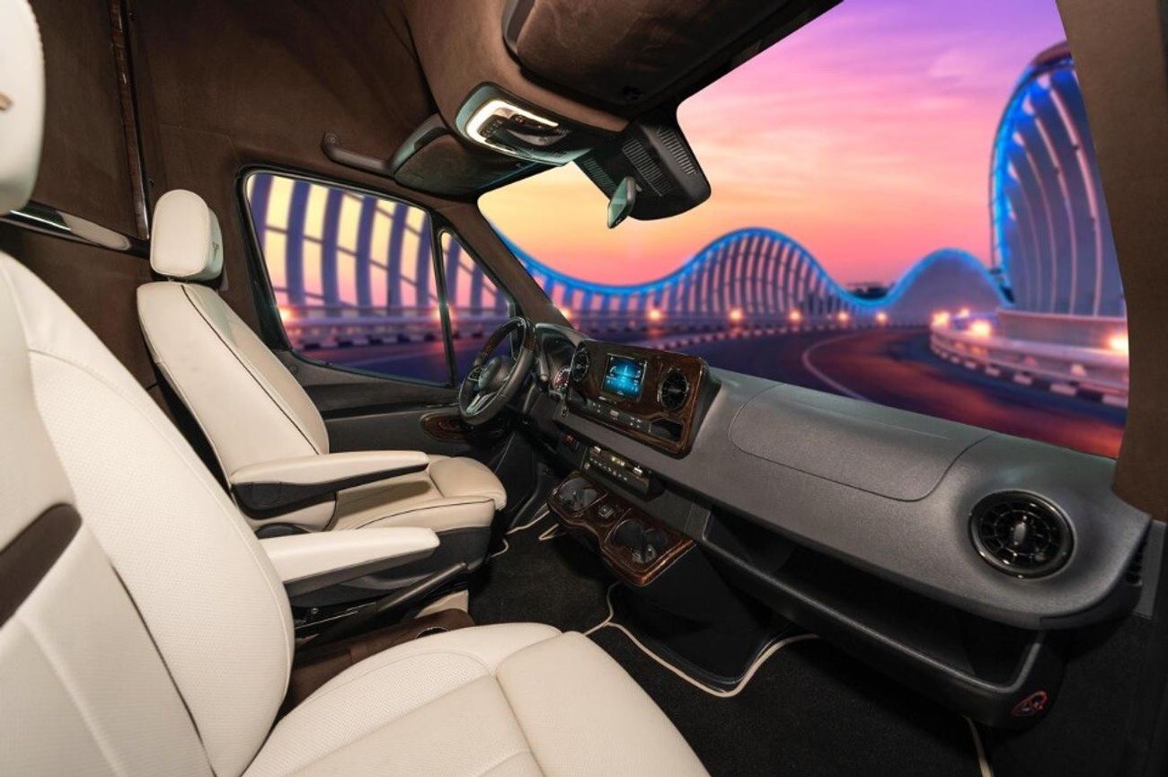 مرسيدس بنز سبرينتر 2024 VVIP MERCEDES SPRINTER with Extra AC, VB Rear Air Suspension and Toilet with Warranty