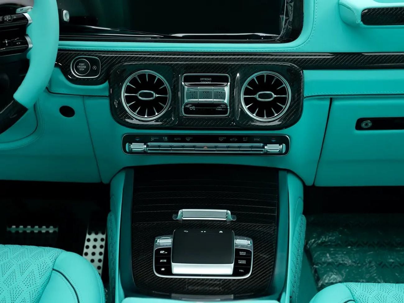Mercedes Benz G63 AMG BRABUS G800 G63 AMG Brabus Kit | KM | Tiffany Blue Interior