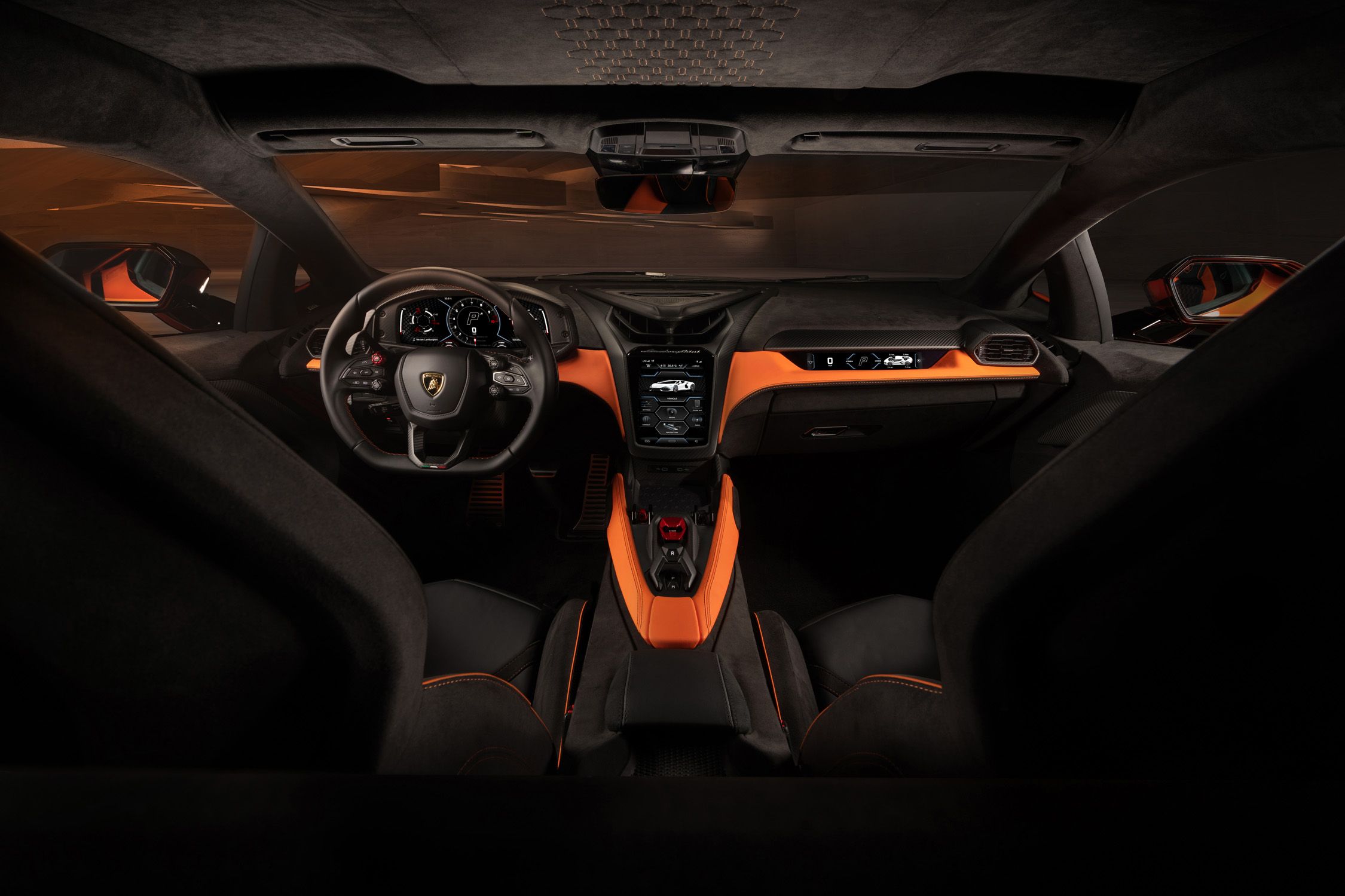 Lamborghini Aventador interior - Cockpit