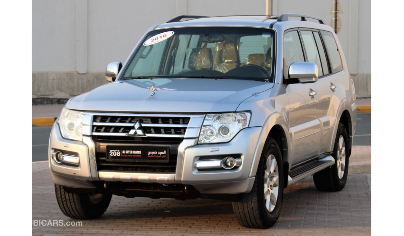 Mitsubishi Pajero Mitsubishi Pajero 2016 GCC No. 1 full option in excellent condition without accidents, very clean  f