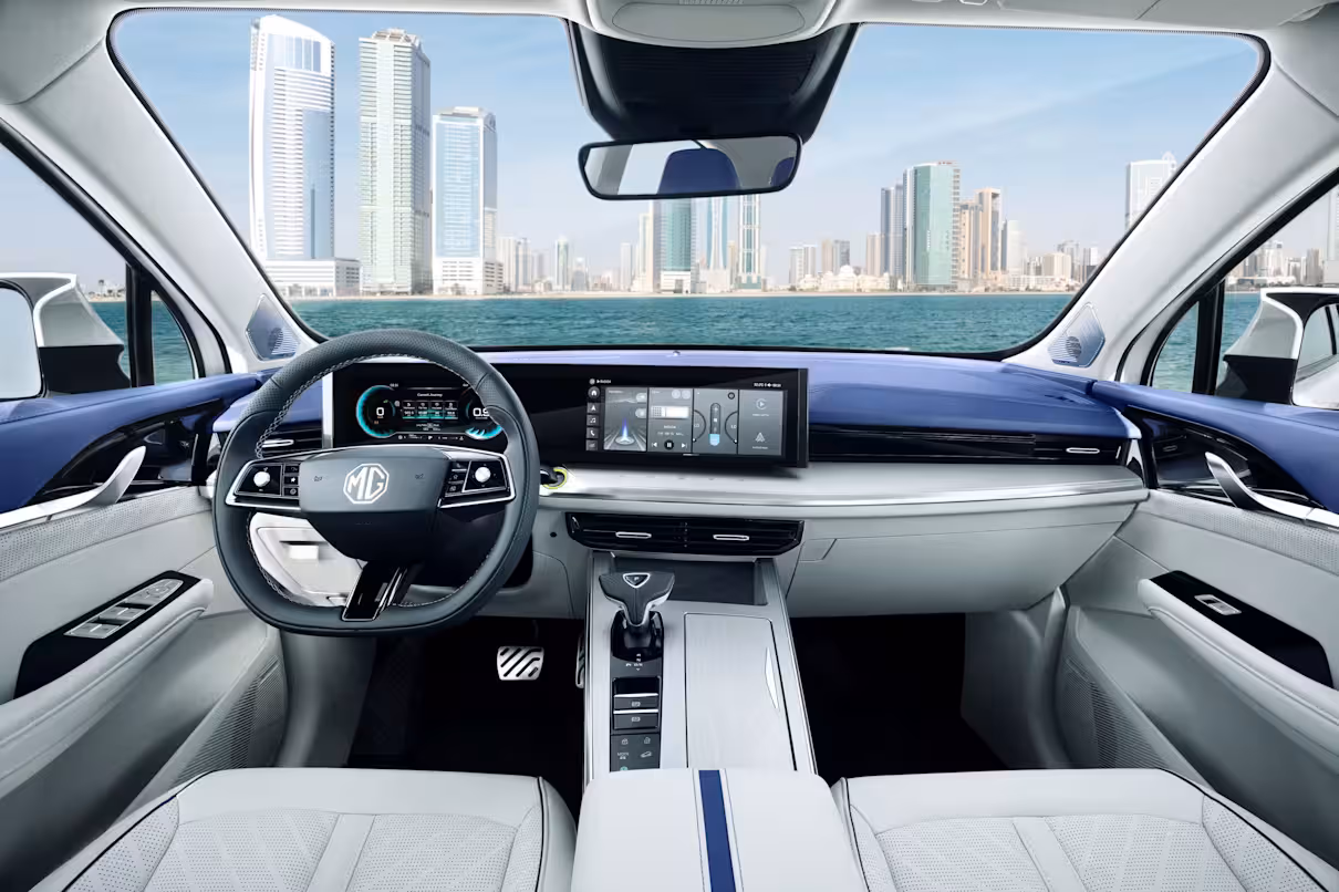 MG Whale interior - Cockpit