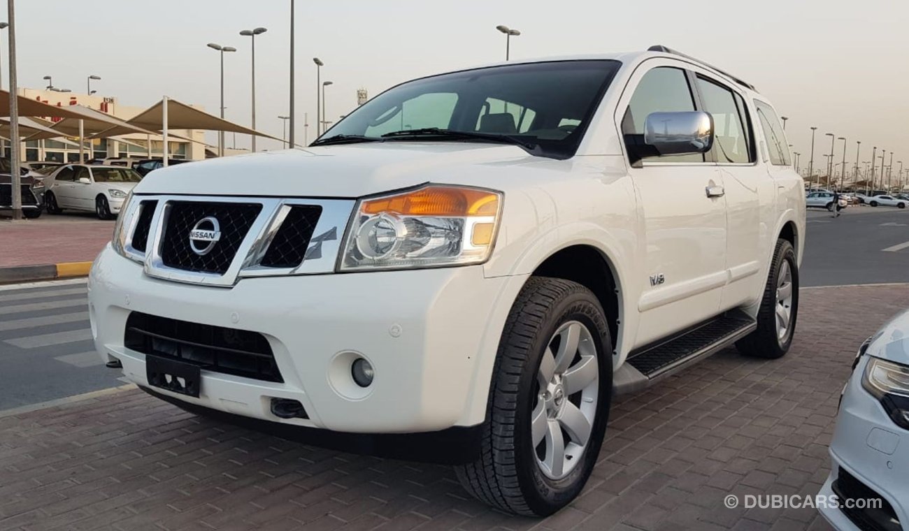 Nissan Armada model 2008 GCC full option sun roof leather seats back camera back air condition cruis