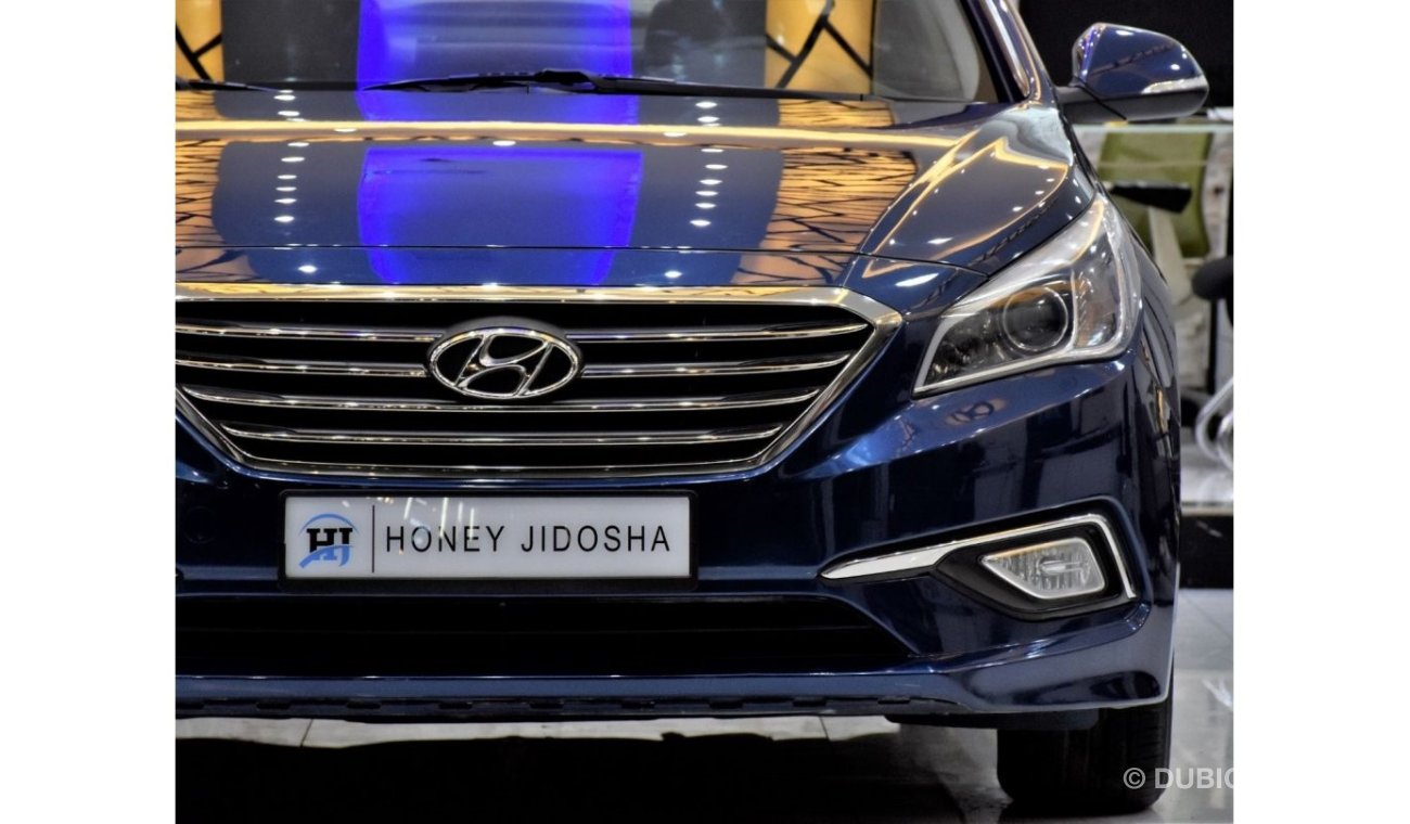 هيونداي سوناتا EXCELLENT DEAL for our Hyundai Sonata ( 2015 Model ) in Blue Color GCC Specs