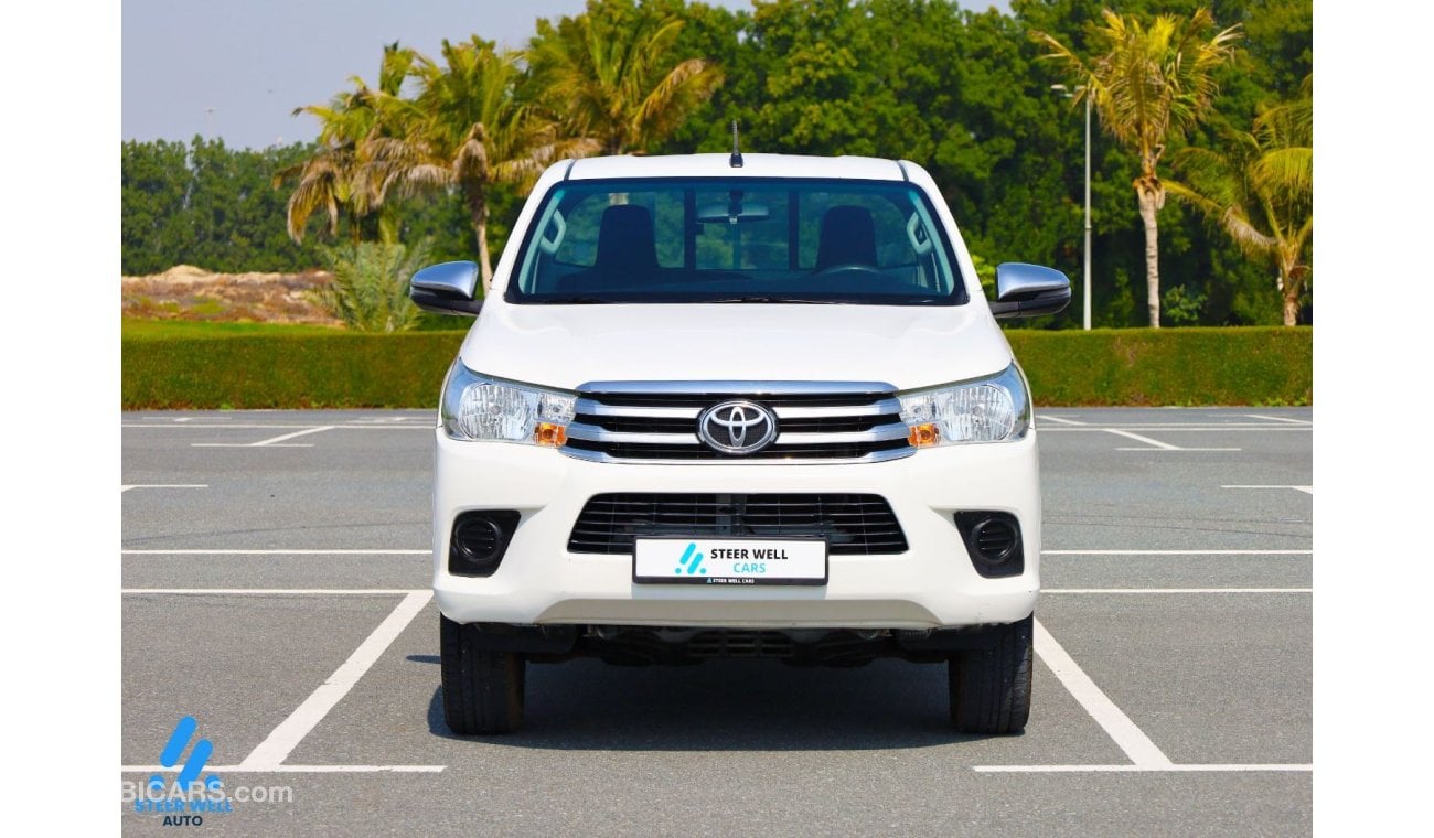 Toyota Hilux Single Cabin 2020 / 4x4 Manual 2.7L Petrol / Low Mileage / Ready to Drive / GCC Specs
