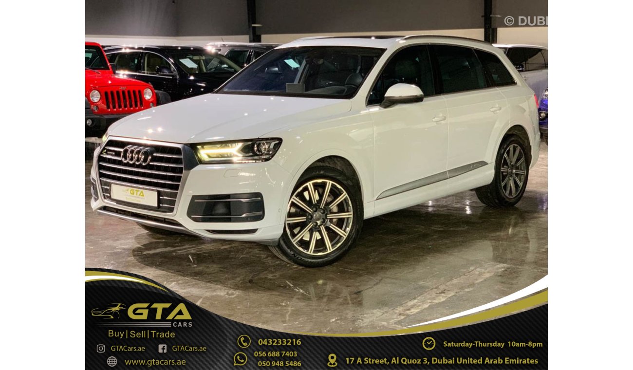 Audi Q7 45TFSI, Warranty, Full Audi History, GCC