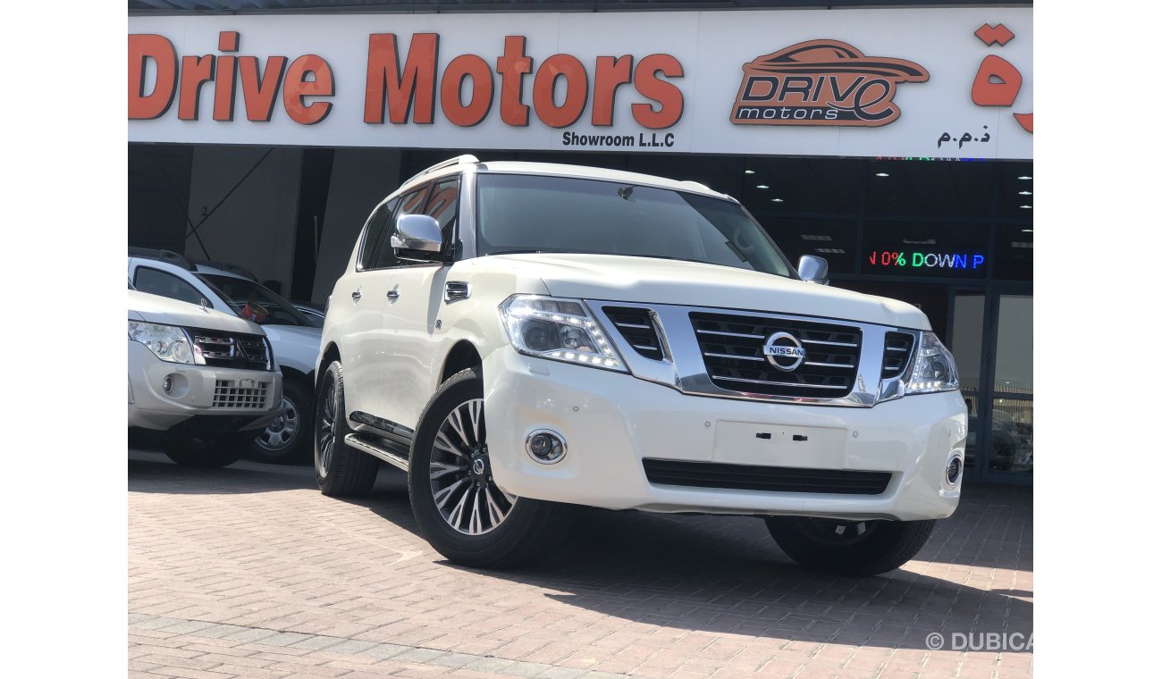 نيسان باترول NISSAN PATROL LE TITANIUM 2017 V8 . ONLY 2492X60 MONTHLY EXCELLENT CONDITION UNLIMITED K.M WARRANTY