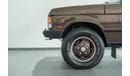 لاند روفر رينج روفر 1988 Range Rover Vogue SE 3.5L V8 Fuel Injection / British Motor Industry Heritage Trust Certified M