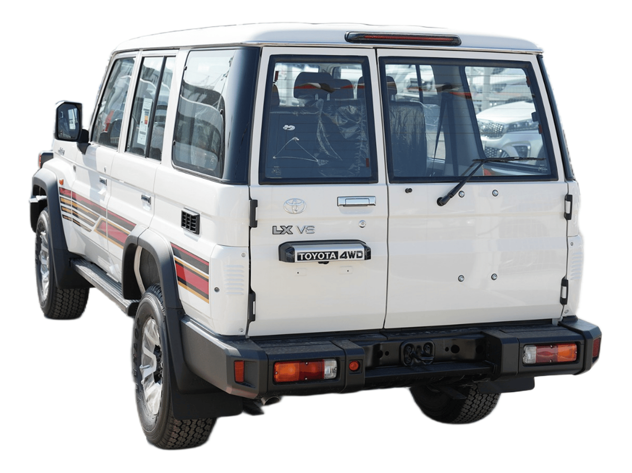 Toyota Land Cruiser 70 ECTNJM001 – Toyota LC76 5 Doors Hardtop - 4.0L Petrol Auto - White with Tan Interior