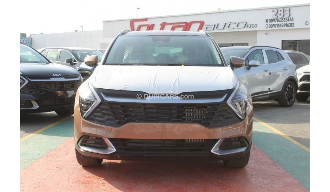 Kia Sportage ((High Line)) Turbo 1.6L petrol fwd 2022 Bronze color ,Electric tailgate