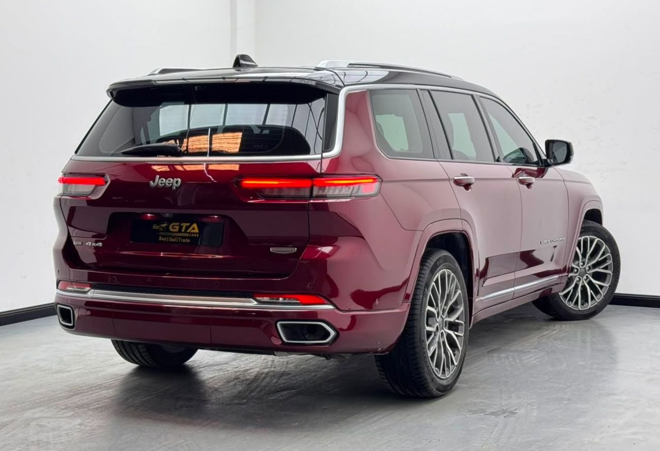 جيب جراند شيروكي 2021 Jeep Grand Cherokee L Summit, 2/2027 Jeep Warranty, Jeep Service History, GCC