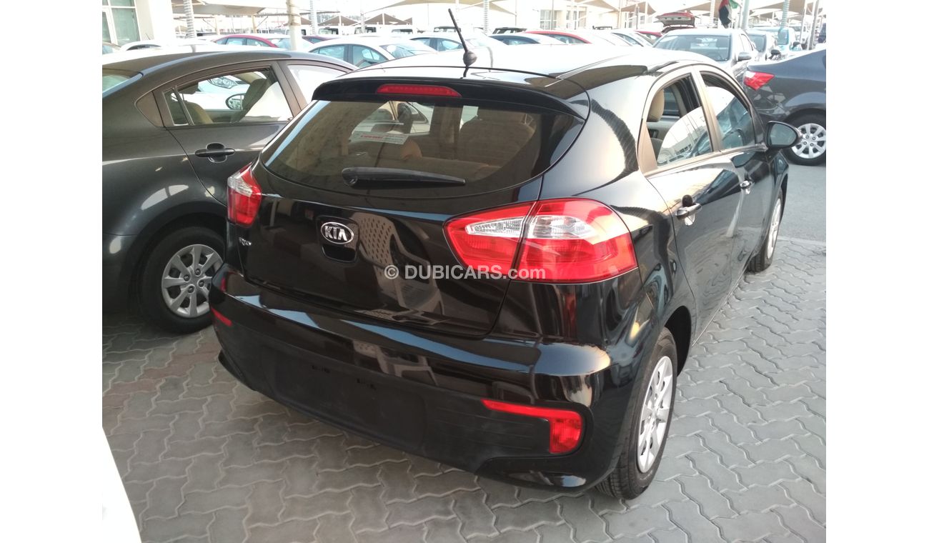 Kia Rio 2015 BLACK GCC NO ACCIDENT NO ACCIDENT PERFECT