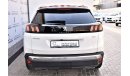 Peugeot 3008 AED 2663 PM | 1.6L GT TC 2023 GCC AGENCY WARRANTY UP TO 2027 OR 100000KM