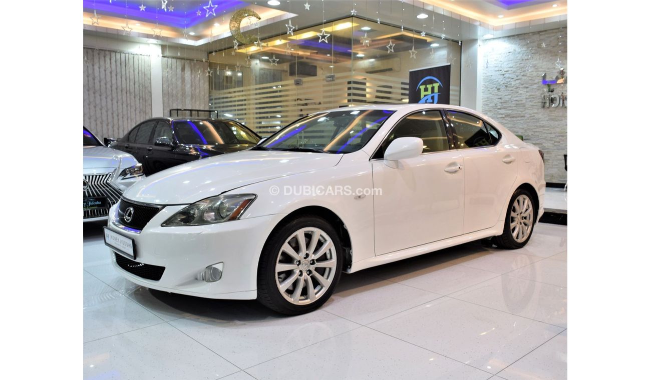 Lexus IS300 EXCELLENT DEAL for our LEXUS IS300 ( 2007 Model! ) in White Color! GCC Specs