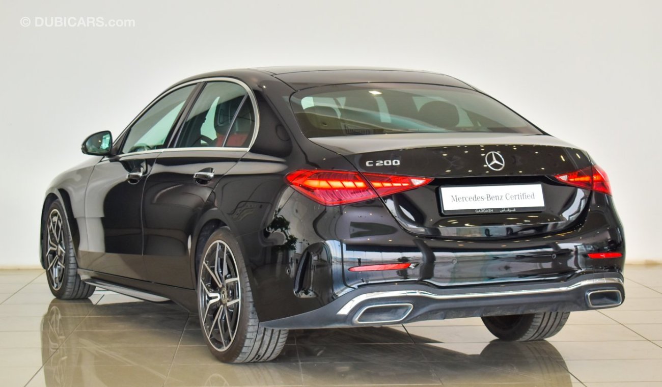 مرسيدس بنز C200 SALOON / Reference: VSB 31937 Certified Pre-Owned with up to 5 YRS SERVICE PACKAGE!!!