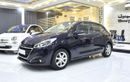 Peugeot 208 EXCELLENT DEAL for our Peugeot 208 1.6L ( 2019 Model ) in Blue Color GCC Specs