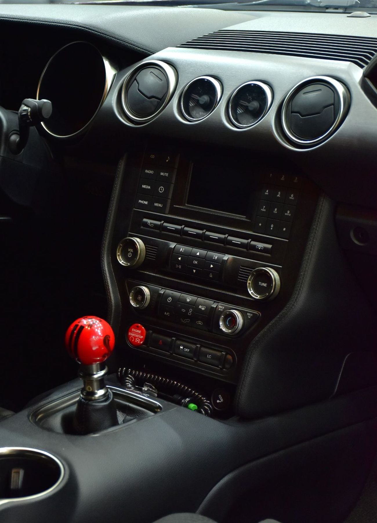 Ford Mustang EXCELLENT DEAL for our Ford Mustang SHELBY GT350 ( 2017 Model ) in Red Color GCC Specs