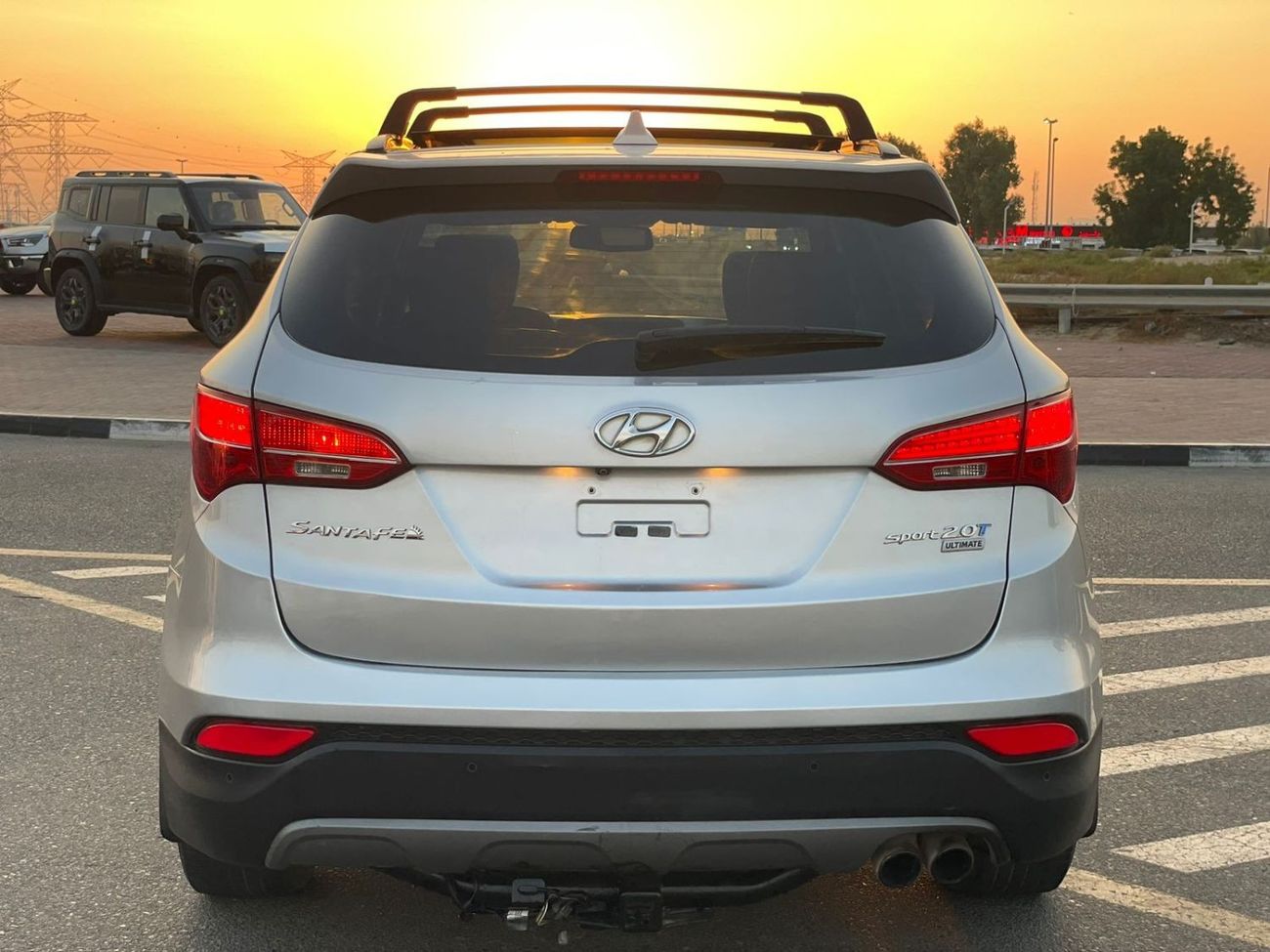 هيونداي سانتا في 2016 Hyundai Santa Fe Ultimate Sports 2.0L Turbo Full Option Panoramic View - Sensor and Radar - 98,