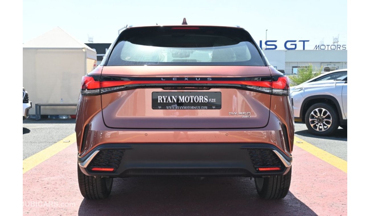 لكزس RX 350 Lexus RX350 F-Sport 2.4L, 4-cylinder, Turbo, AWD , Model 2023, Color Sonic Copper