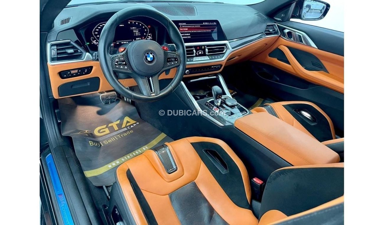 BMW M4 2021 BMW M4 Competition, M Exterior Package Carbon, Full Service History, Warranty, GCC