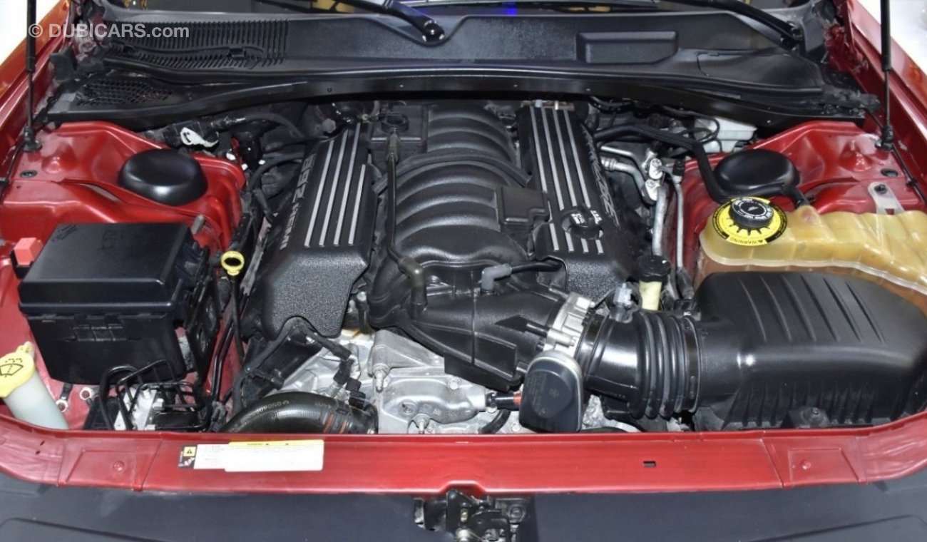 دودج تشالينجر EXCELLENT DEAL for our Dodge Challenger SRT8 392 HEMI ( 2012 Model ) in Red Color GCC Specs