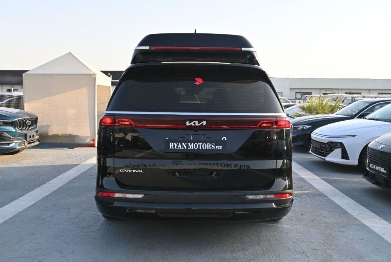 كيا كارنيفال Kia Carnival 3.5L V6, Petrol, Hi-Roof Limousine, Model 2023, Color Black