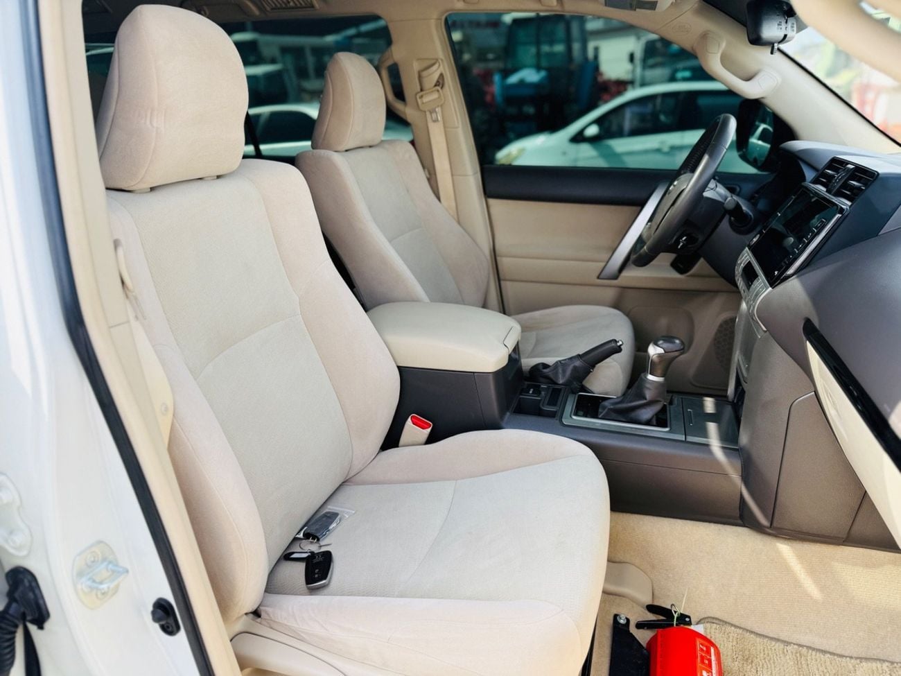 تويوتا برادو Toyota Prado Model 2022 fuel petrol cylinder 6 colour white Gear Automatic