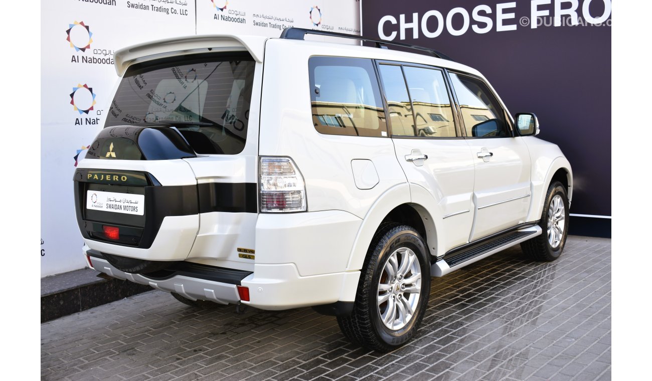 ميتسوبيشي باجيرو AED 1269 PM | 3.8L GLS LS V6 4WD GCC DEALER WARRANTY