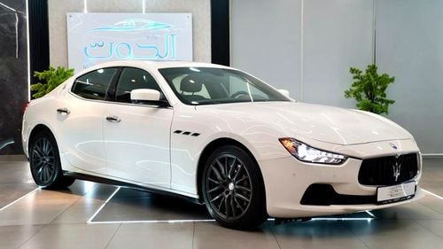 Maserati Ghibli S BEST WHITE S Q4 V6 || TOP RANGE || GCC || RED INTERIOR || CONDITION
