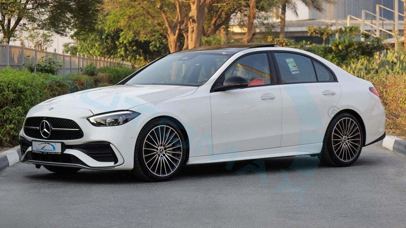 مرسيدس بنز C 200 AMG Premium Plus EQ Boost 1.5T RWD GCC 2026 With 2 Years Unlimited Mileage Warranty At Official Deal