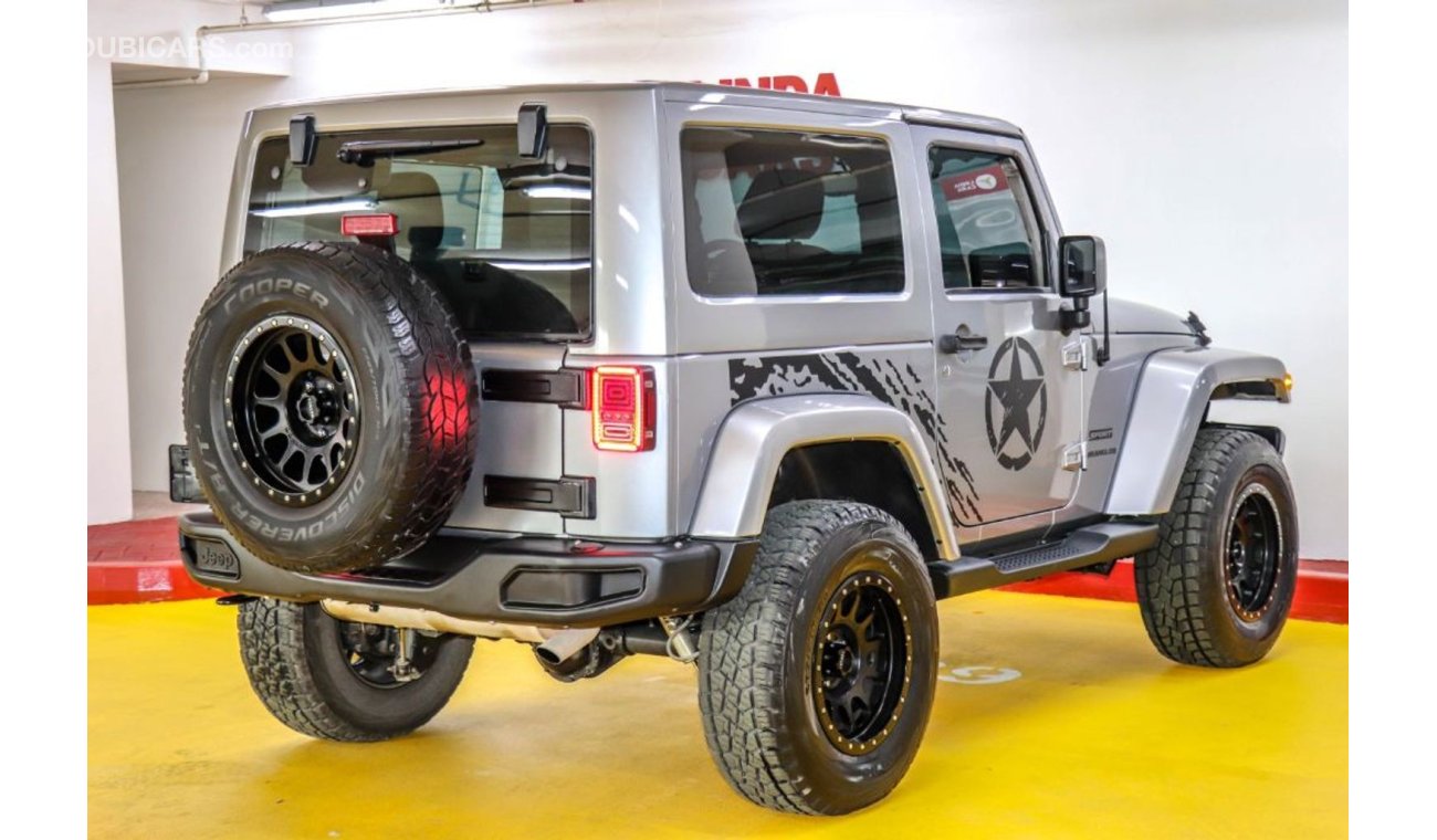 Jeep Wrangler Jeep Wrangler Sport (2 Door) 2015 GCC under Warranty with Zero Down-Payment.