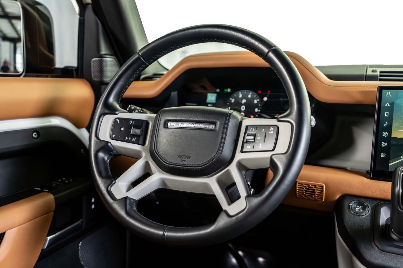 Land Rover Defender 90 X-Dynamic S P300 2.0L GCC-Al Tayer Warranty-Full Service History-Black Package