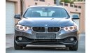 BMW 420i i Convertible 2016 GCC under Warranty with Zero Down-Payment.