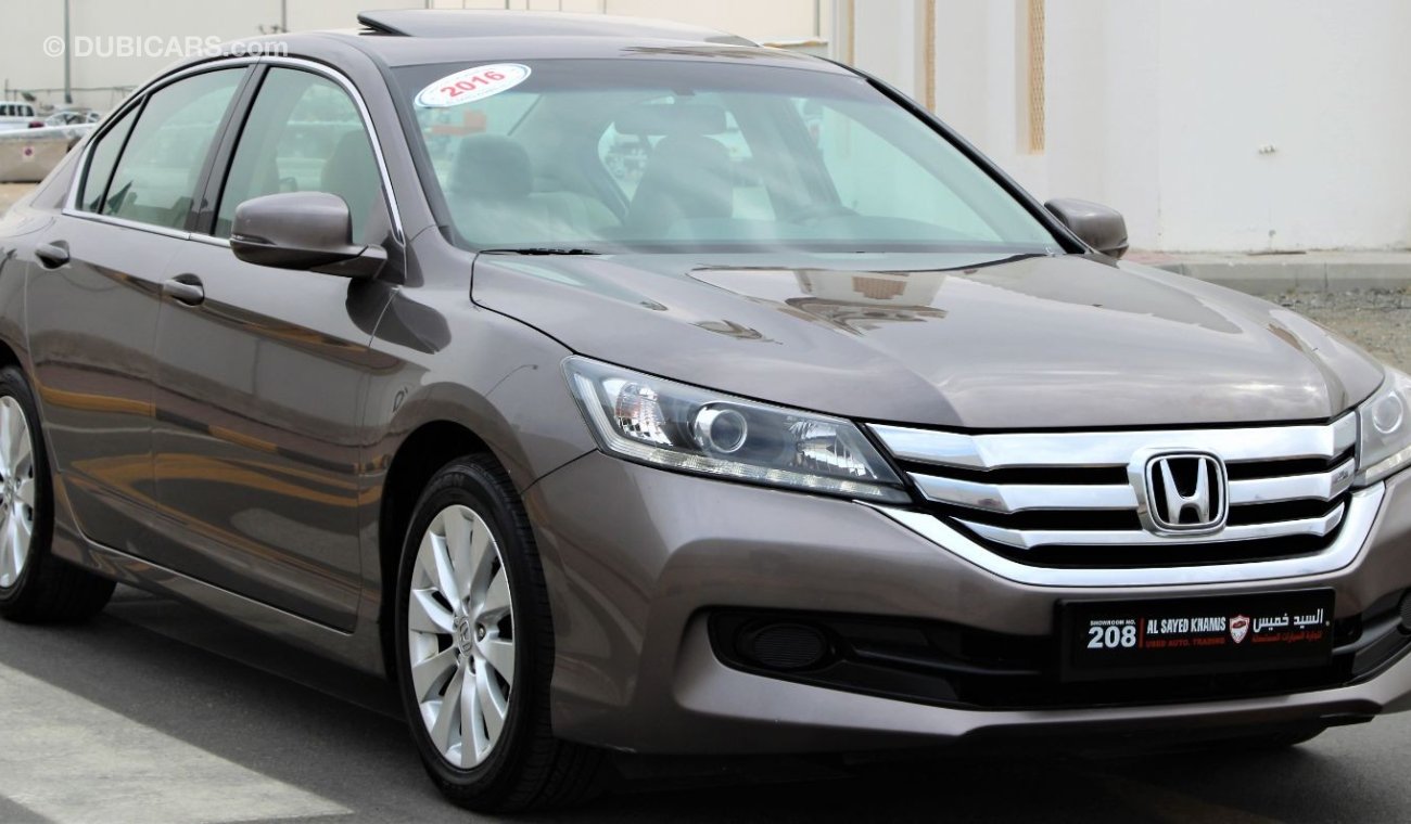 Honda Accord Honda Accord 2016 GCC agency condition without accidents without paint only There is one piece full 