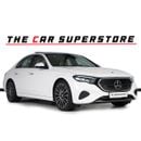 مرسيدس بنز E200 Avantgarde Exterior Package-20 Inch AMG Rims-Chrome Package