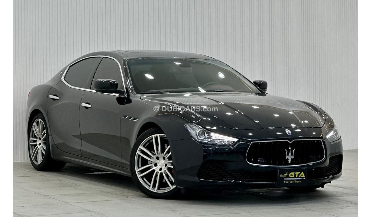 Maserati Ghibli 2015 Maserati Ghibli S Q4, Service Pack Available, GCC Specs