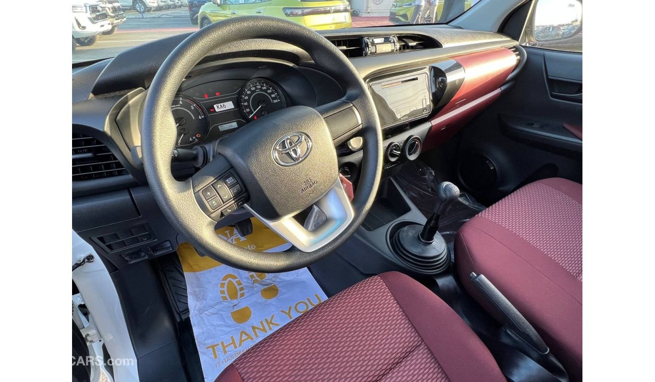 تويوتا هيلوكس Brand New Toyota HLX24-DLXG 2.4L M/T | 2022 White / Red | For Export Only