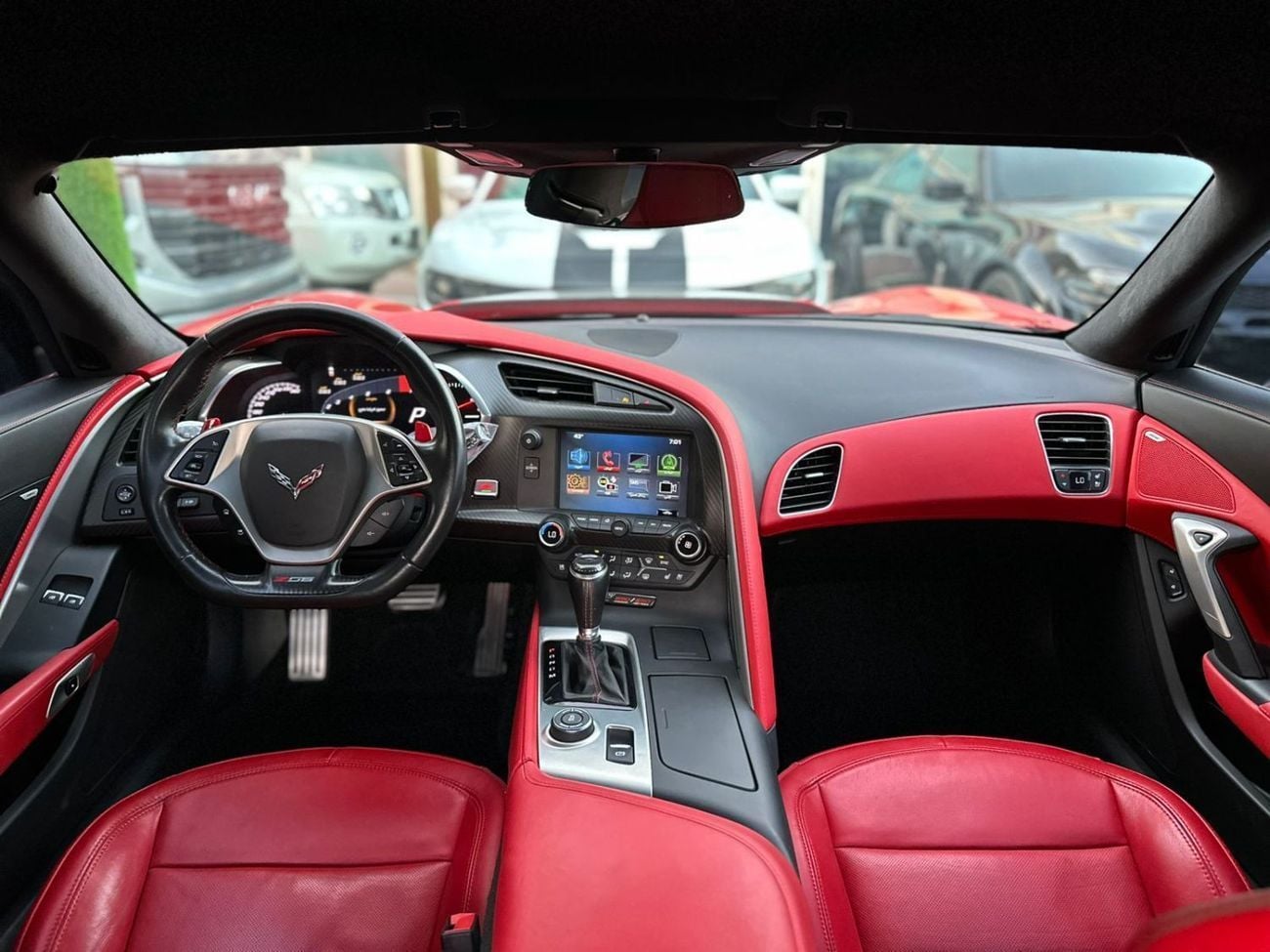 شيفروليه كورفت GRAND SPORT Z15 شيفورليه كورفت C7 خليجي 2019 تشييكات وكاله صبغ وكاله تحت الضمان
