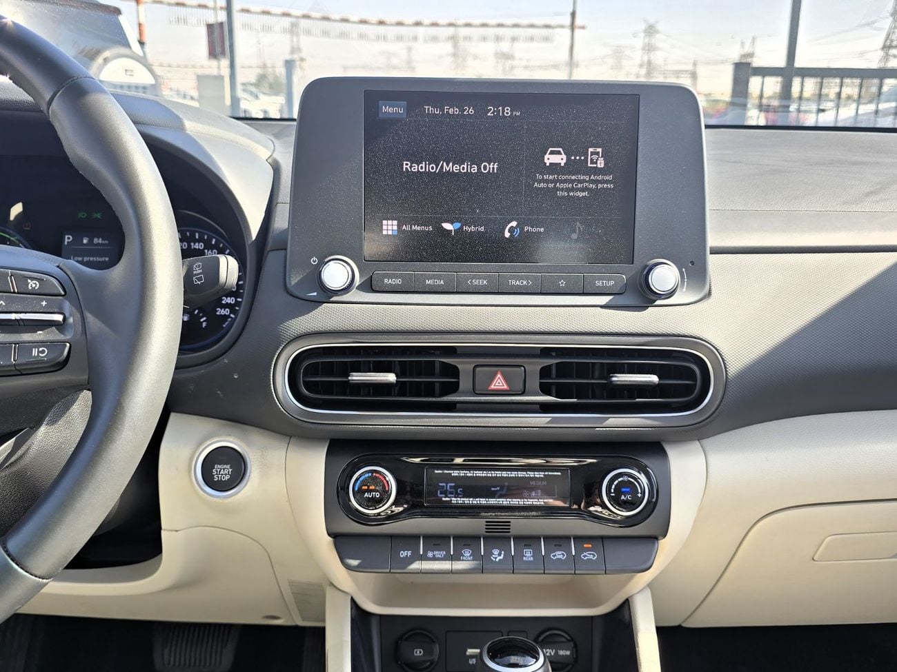 Hyundai Kona Hyundai Kona  Hybrid 1.6l SUV FWD 5Doors  Red Color 2023 Model