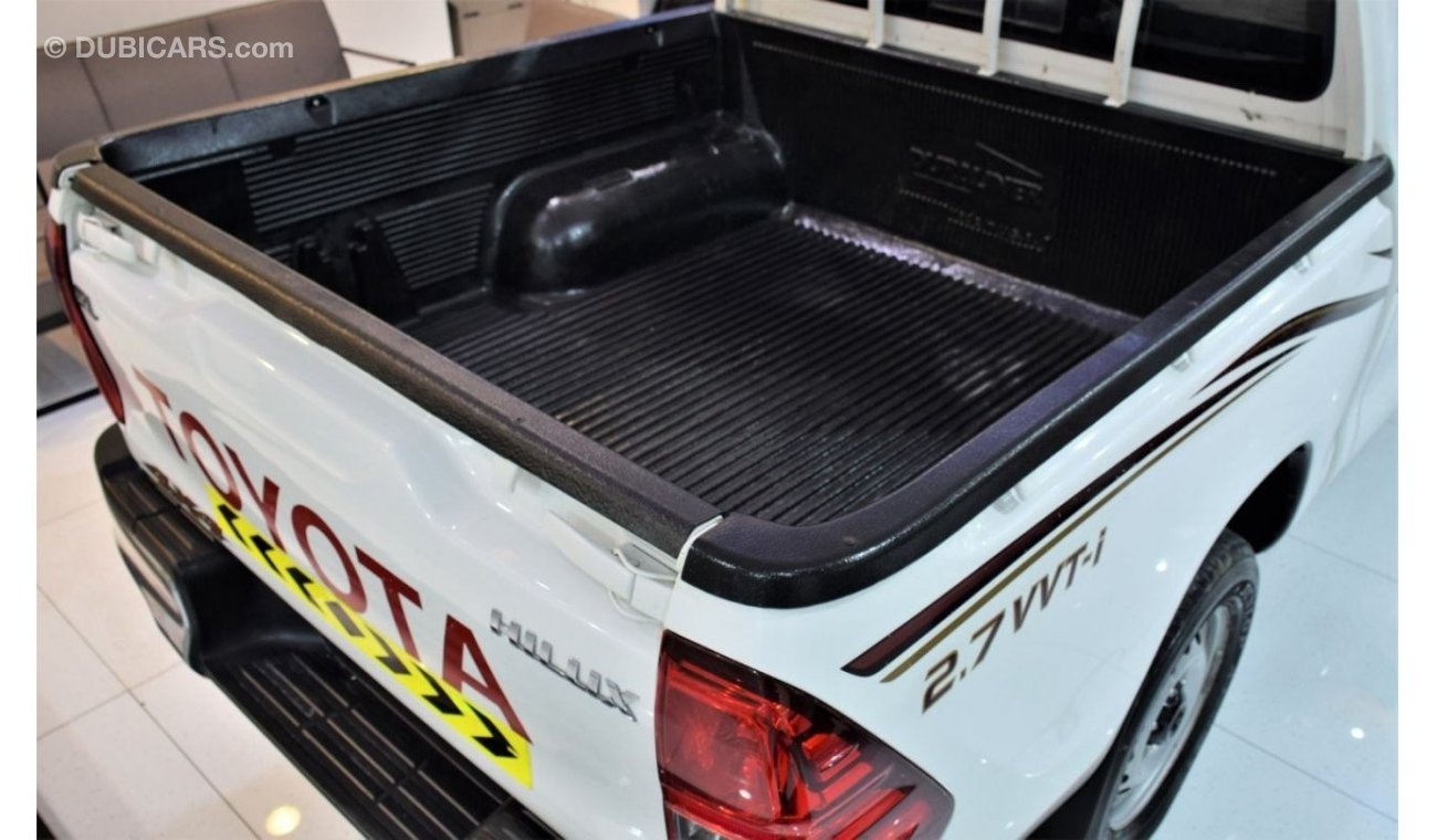 تويوتا هيلوكس EXCELLENT DEAL for our Toyota Hilux GL 2.7 VVT-i 4x4 2 Cabine 2019 Model!! in White Color! GCC Specs