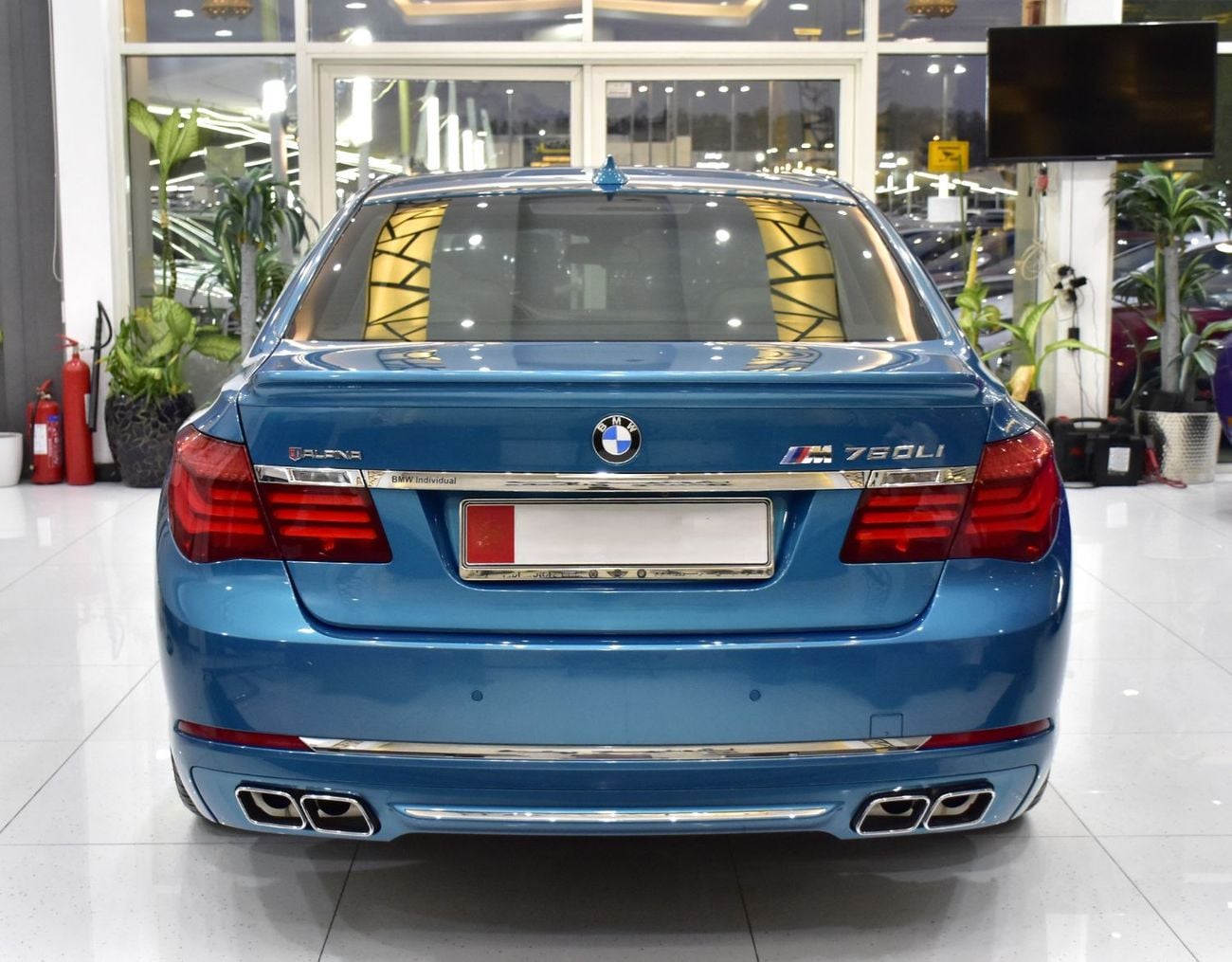 BMW 750Li INDIVIDUAL EXCELLENT DEAL for our BMW 750Li - ALPINA KIT ( 2014 Model ) in Blue Color GCC Specs