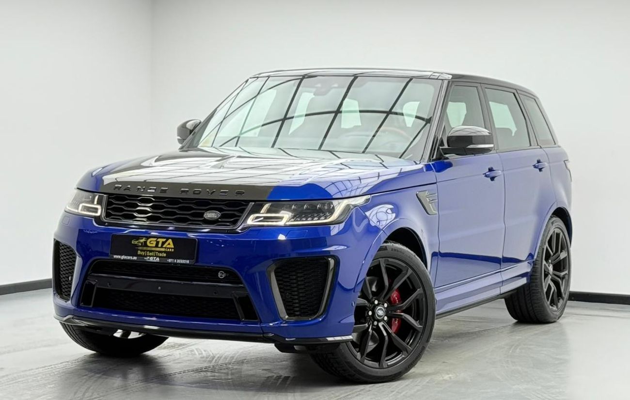 Land Rover Range Rover Sport SVR 5.0L (575 HP) AWD 2021 Range Rover Sport SVR, 2026 RR Warranty, Fully Loaded, Excellent Conditio