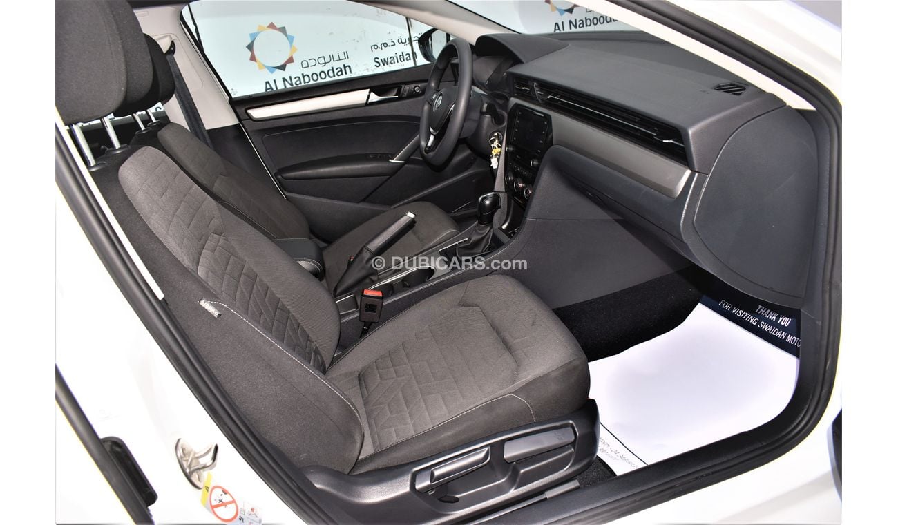 فولكس واجن باسات AED 1118 PM | 2.5L S GCC DEALER WARRANTY