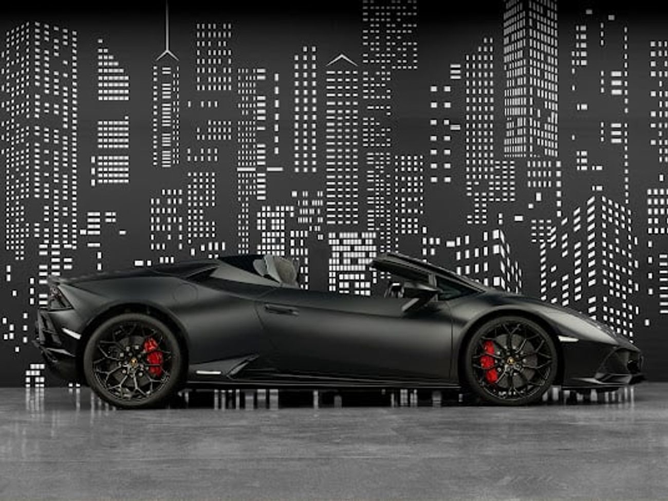 Lamborghini Huracan Evo Spyder LAMBORGHINI | HURACAN EVO SPIDER | AD PERSONAM COLOR BLACK MATTE