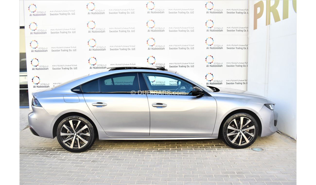 Peugeot 508 AED 1599 PM | 1.6L GT LINE GCC AGENCY WARRANTY AND SERVICE CONT UP TO 2026 OR 1000K KM
